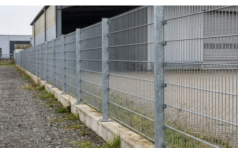 Doppelstabmattenzaun verzinkt