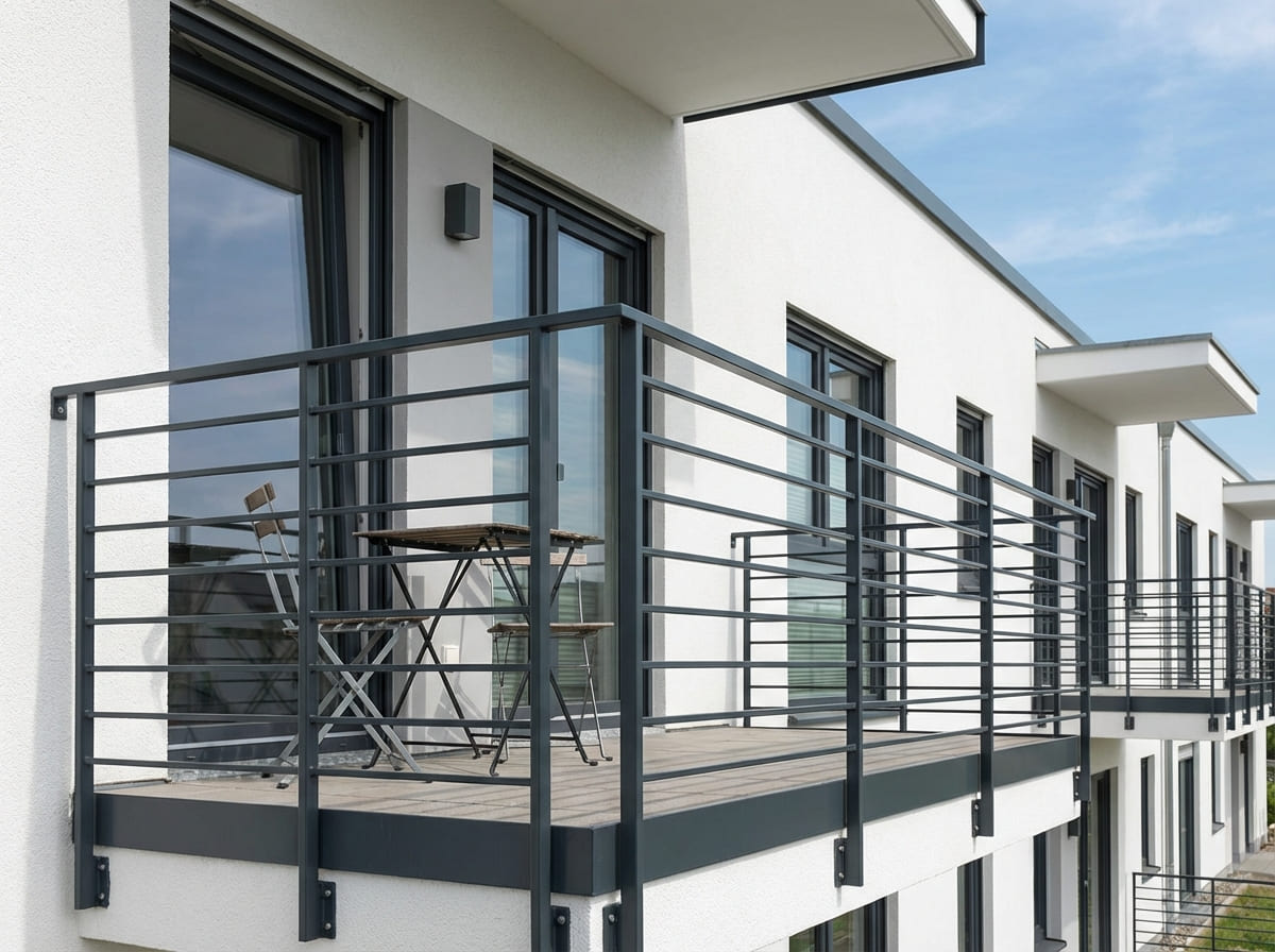 Balkongeländer modern
