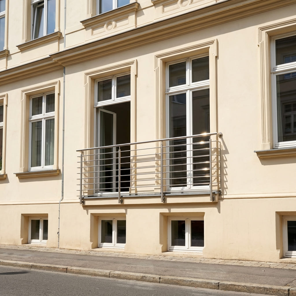 Französischer Balkon Edelstahl