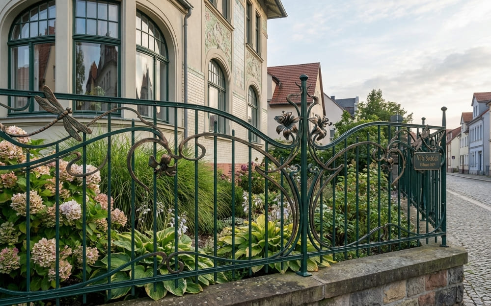 Jugendstil Eisenzaun