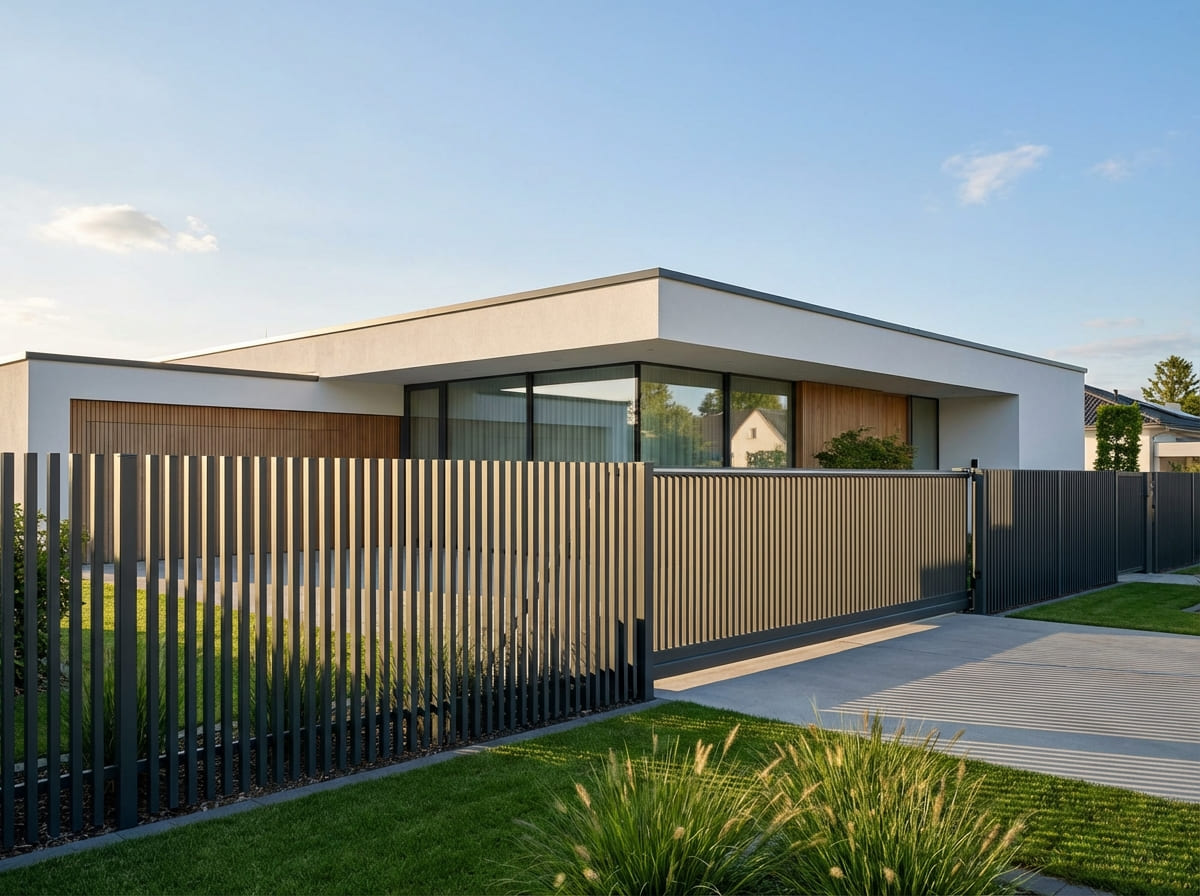 Moderne Metallzäune - TREZA