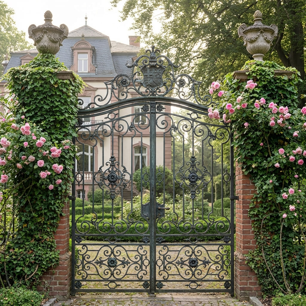 Schmiedeeiserne Pforte Villa