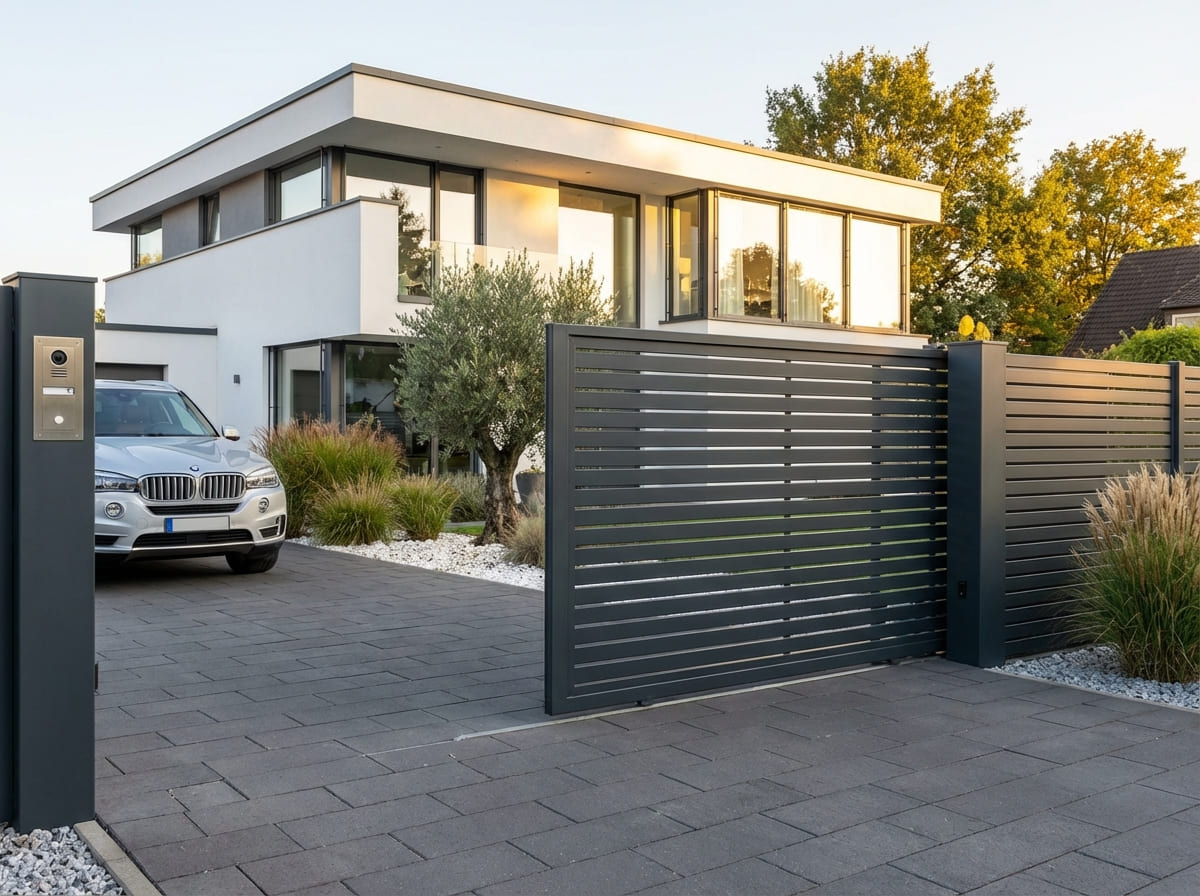 Elektrisches Schiebetor aus Polen - TREZA