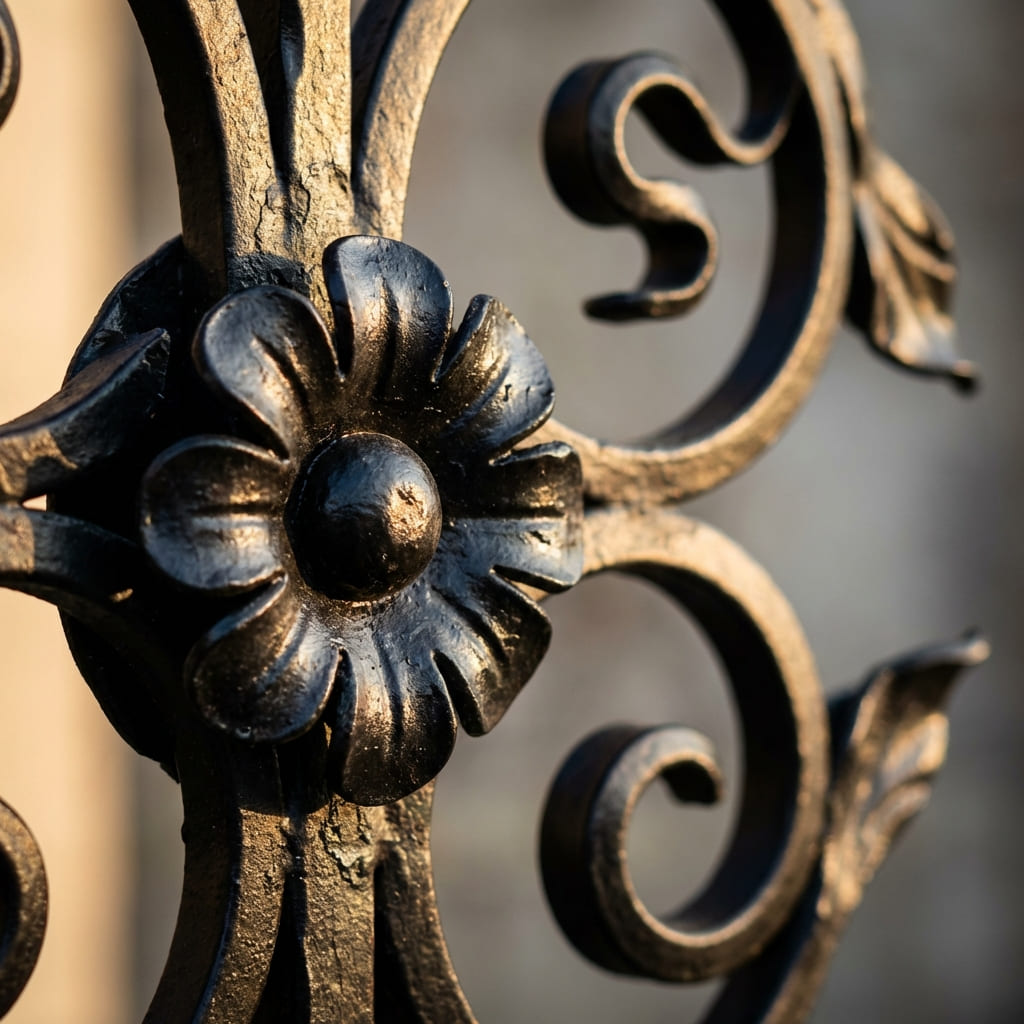 Schmiedeeisen Ornamente Detail