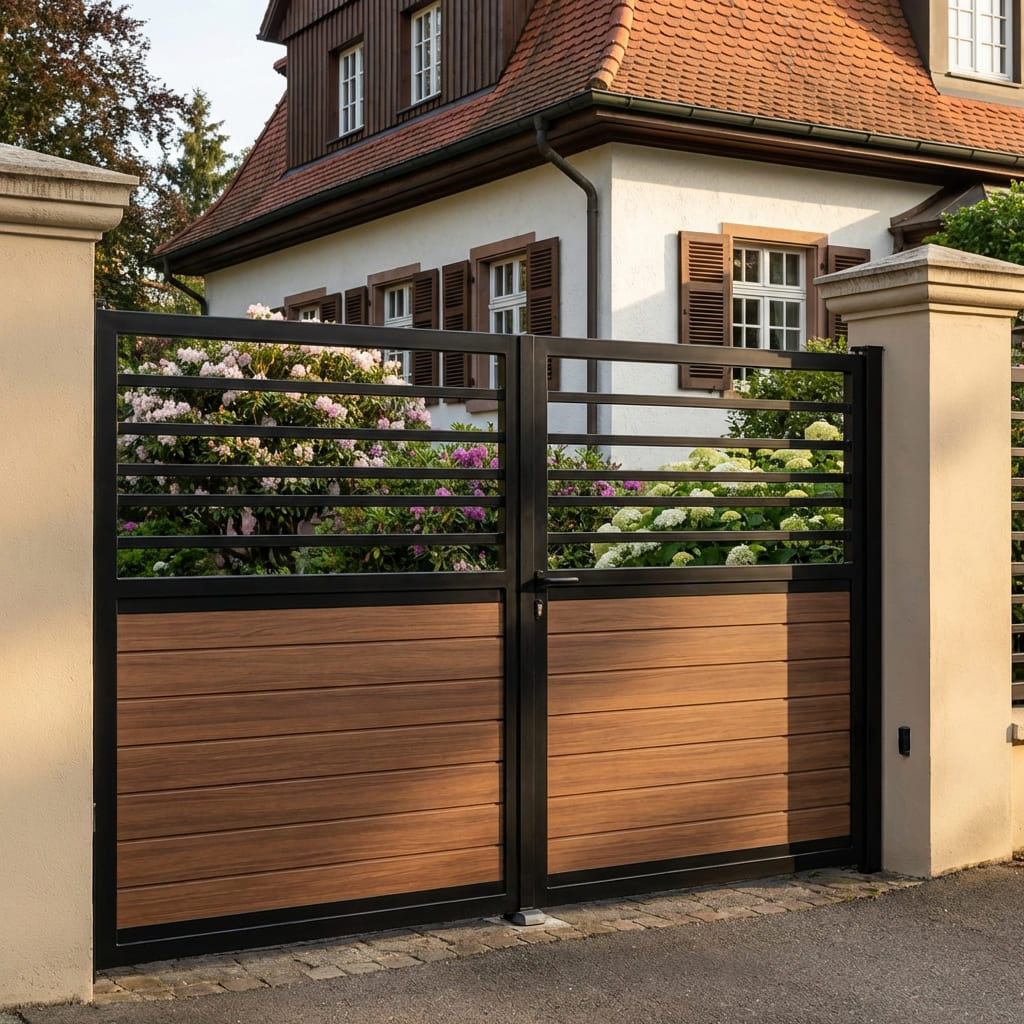 Tor mit kombinierter Füllung