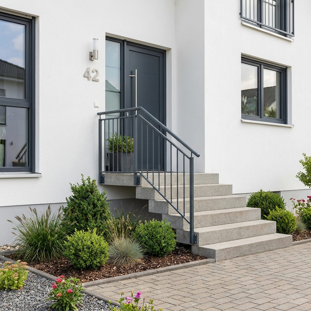 Außentreppengeländer Eingang